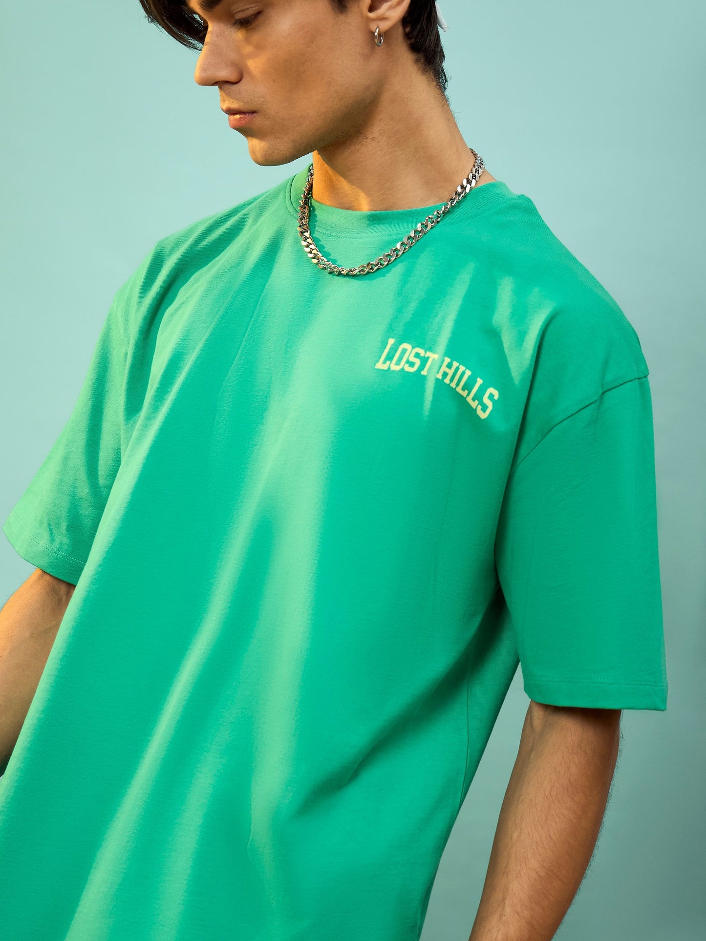 Unisex Green Lost Hills Oversize T-Shirt