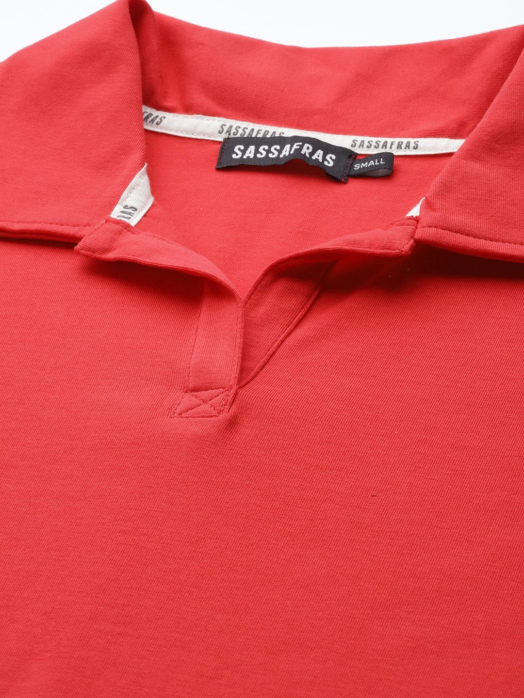 Women Red Polo Neck Bodycon Dress