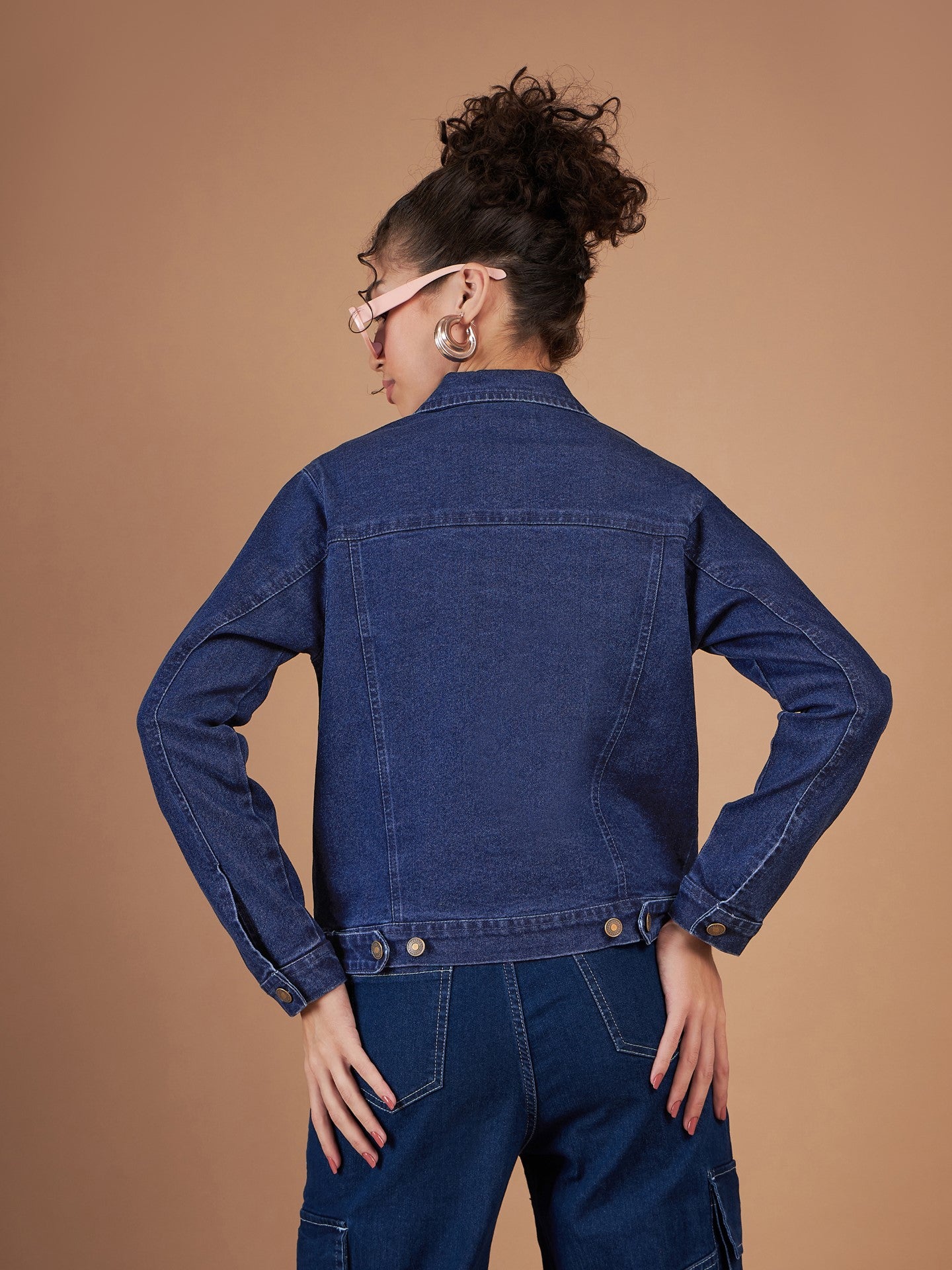 Classic Blue Denim Regular Jacket-SASSAFRAS
