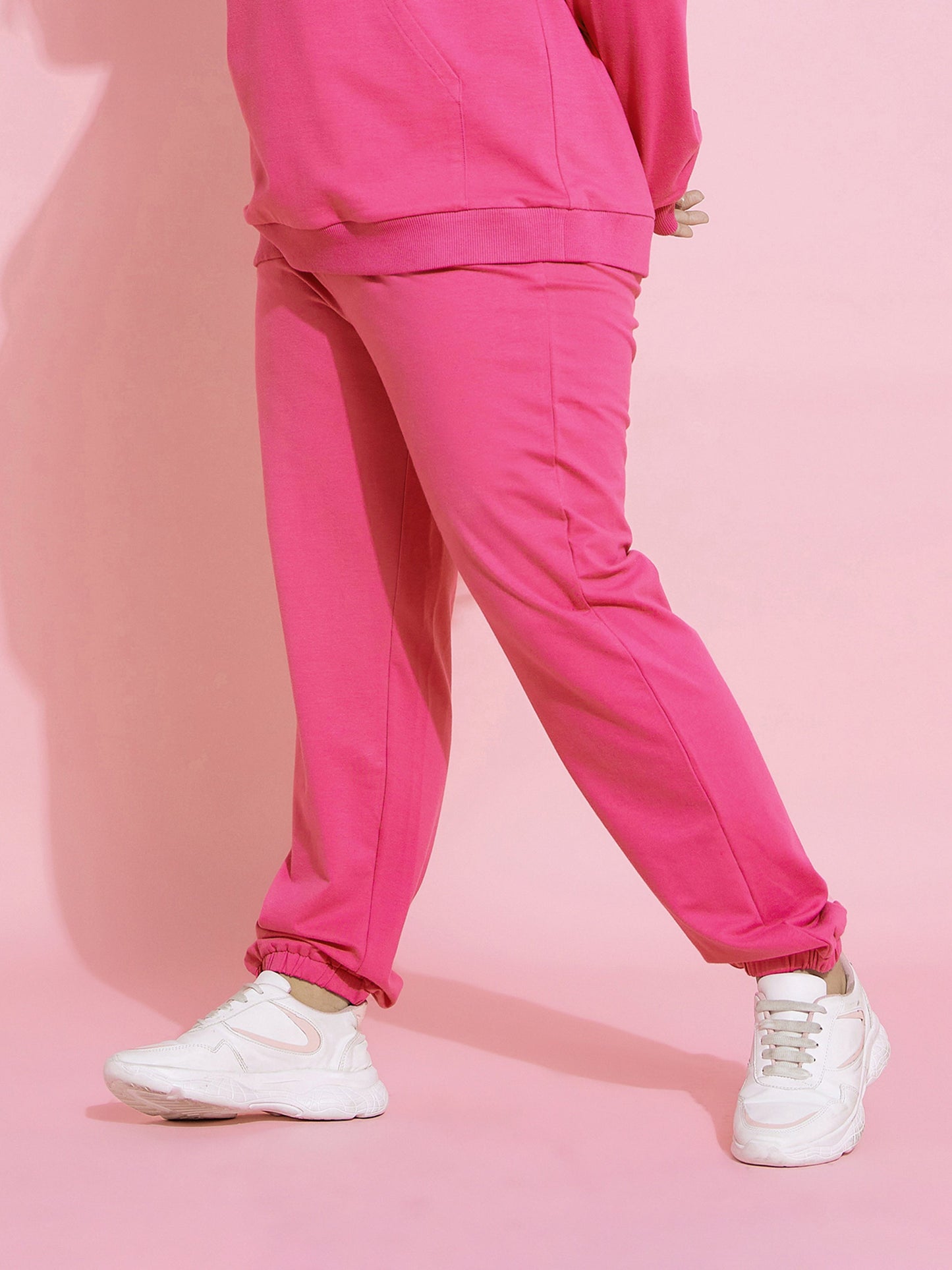 Women Pink Chicago Fleece Joggers
