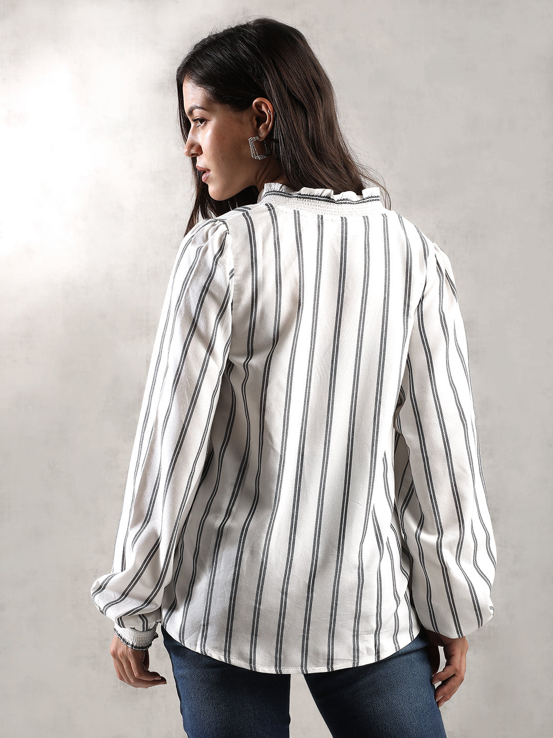 Women White Comfort Fit Top