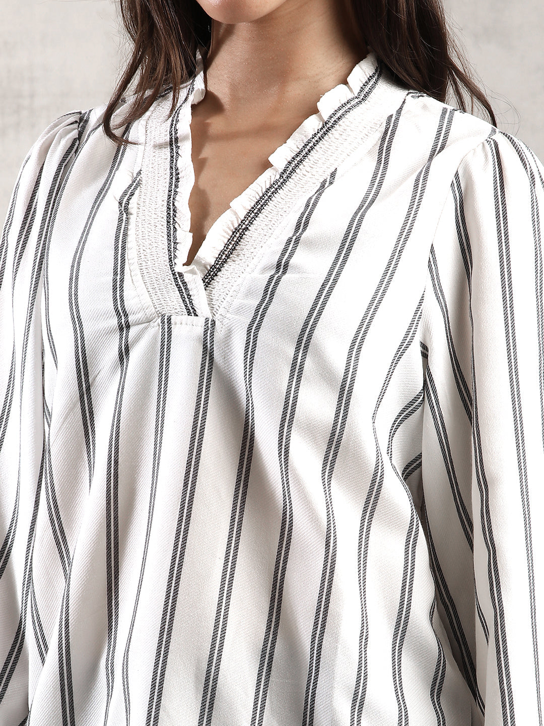 Women White Comfort Fit Top