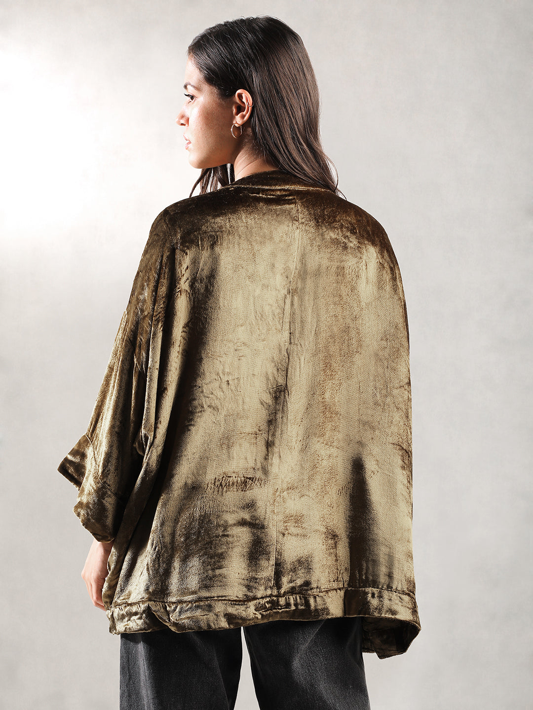 Women Embroidered Velvet Jacket