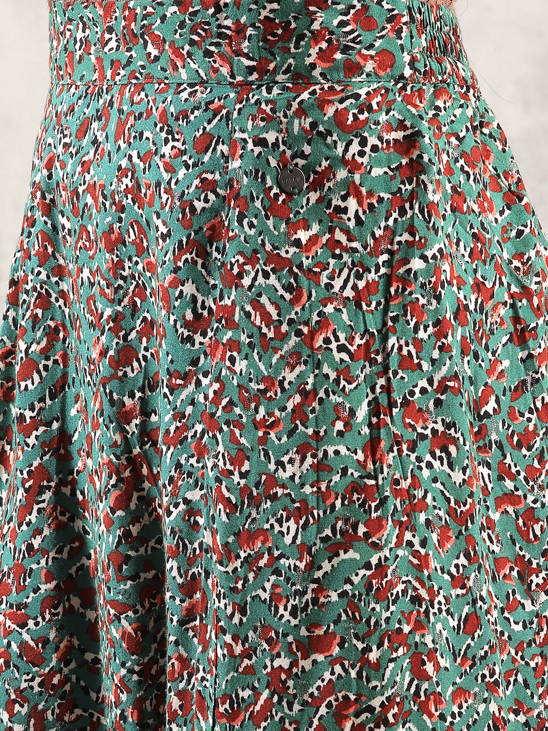 Women Green Regular Fit Skirt