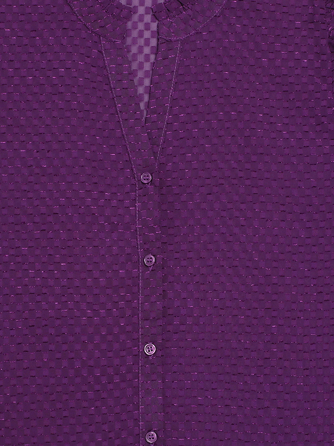 Women Purple Regular Fit Top
