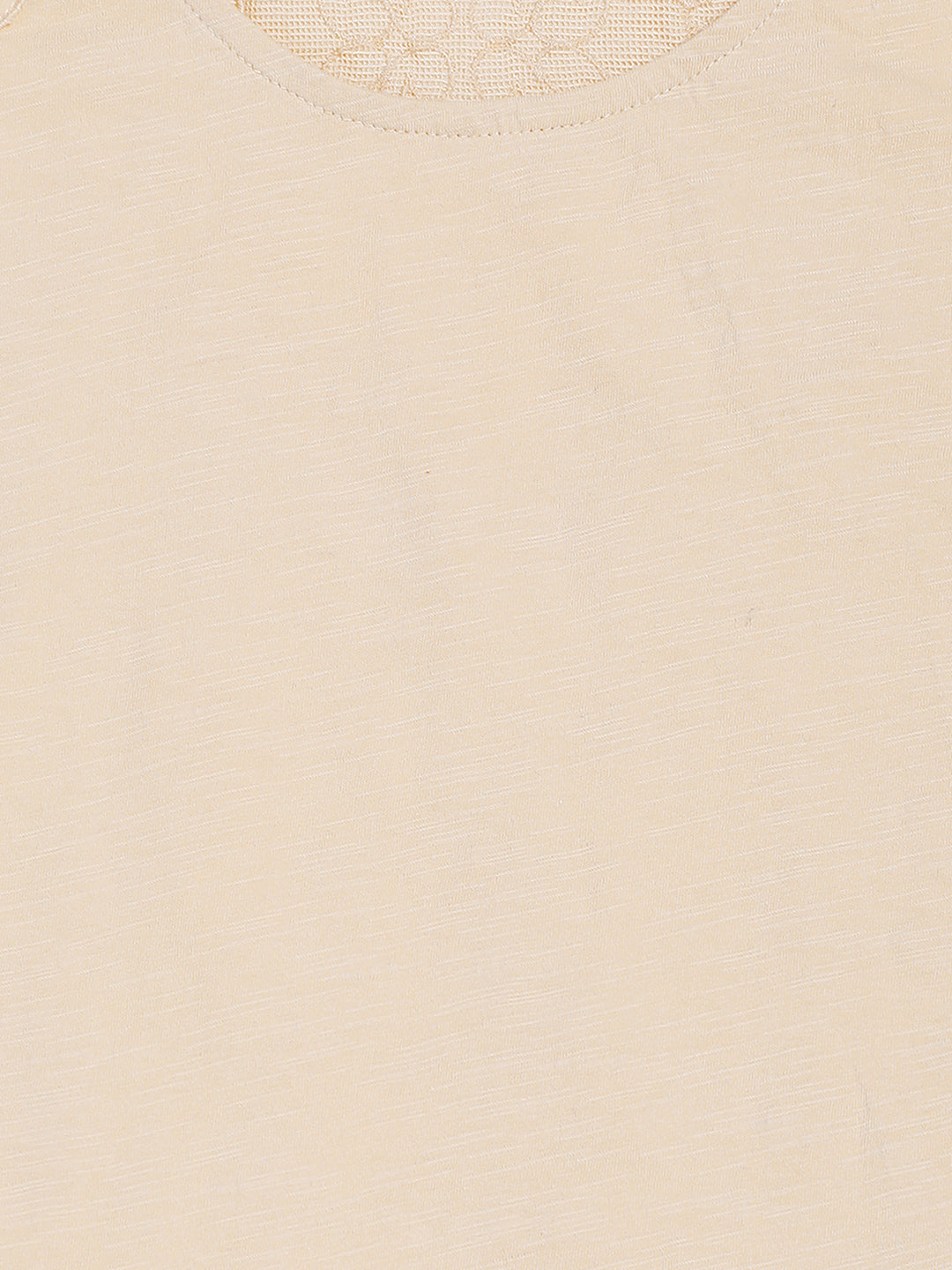 Women Cream Comfort Fit Tank Top