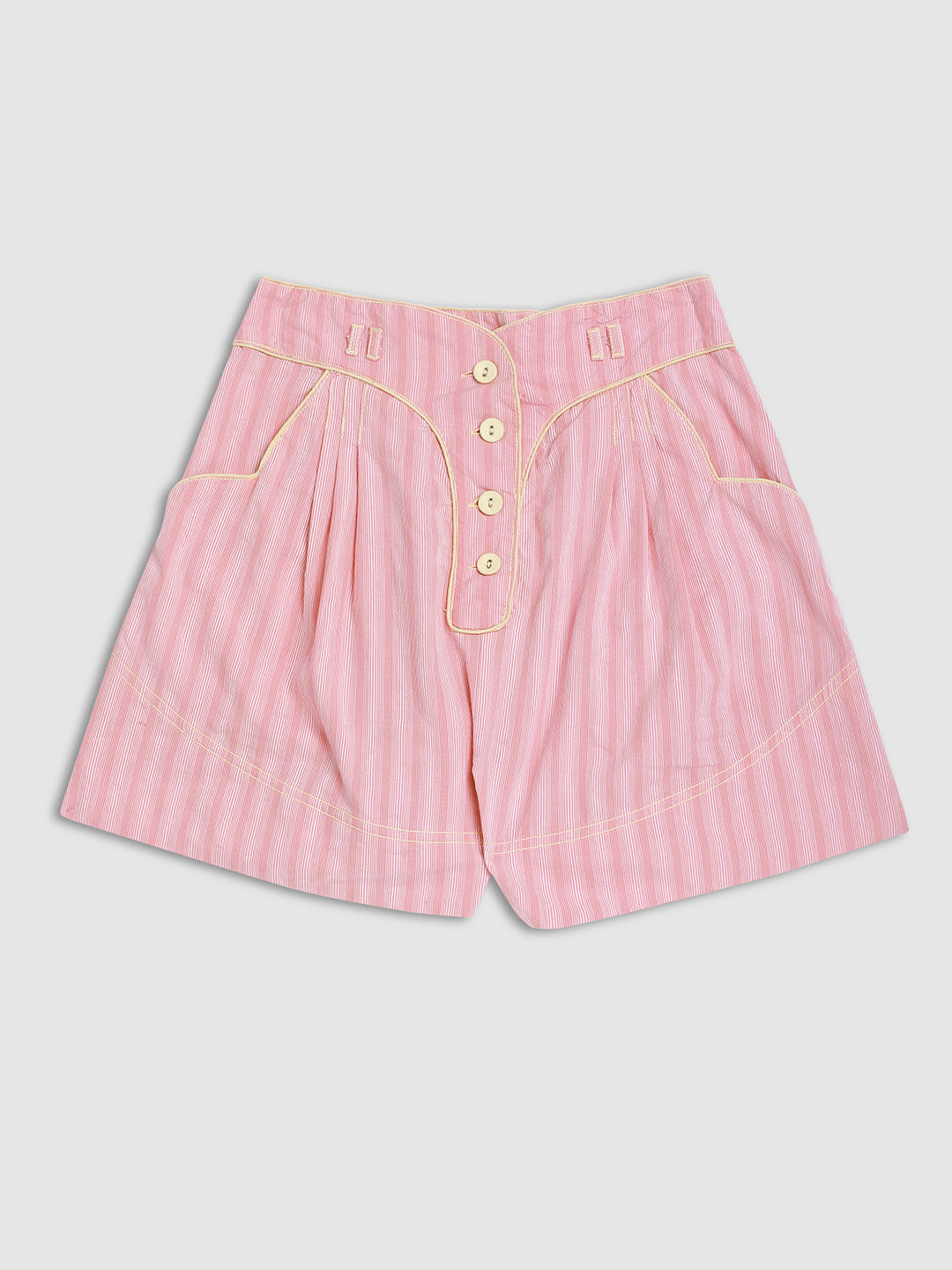 Women Pink Comfort Fit Travel Shorts
