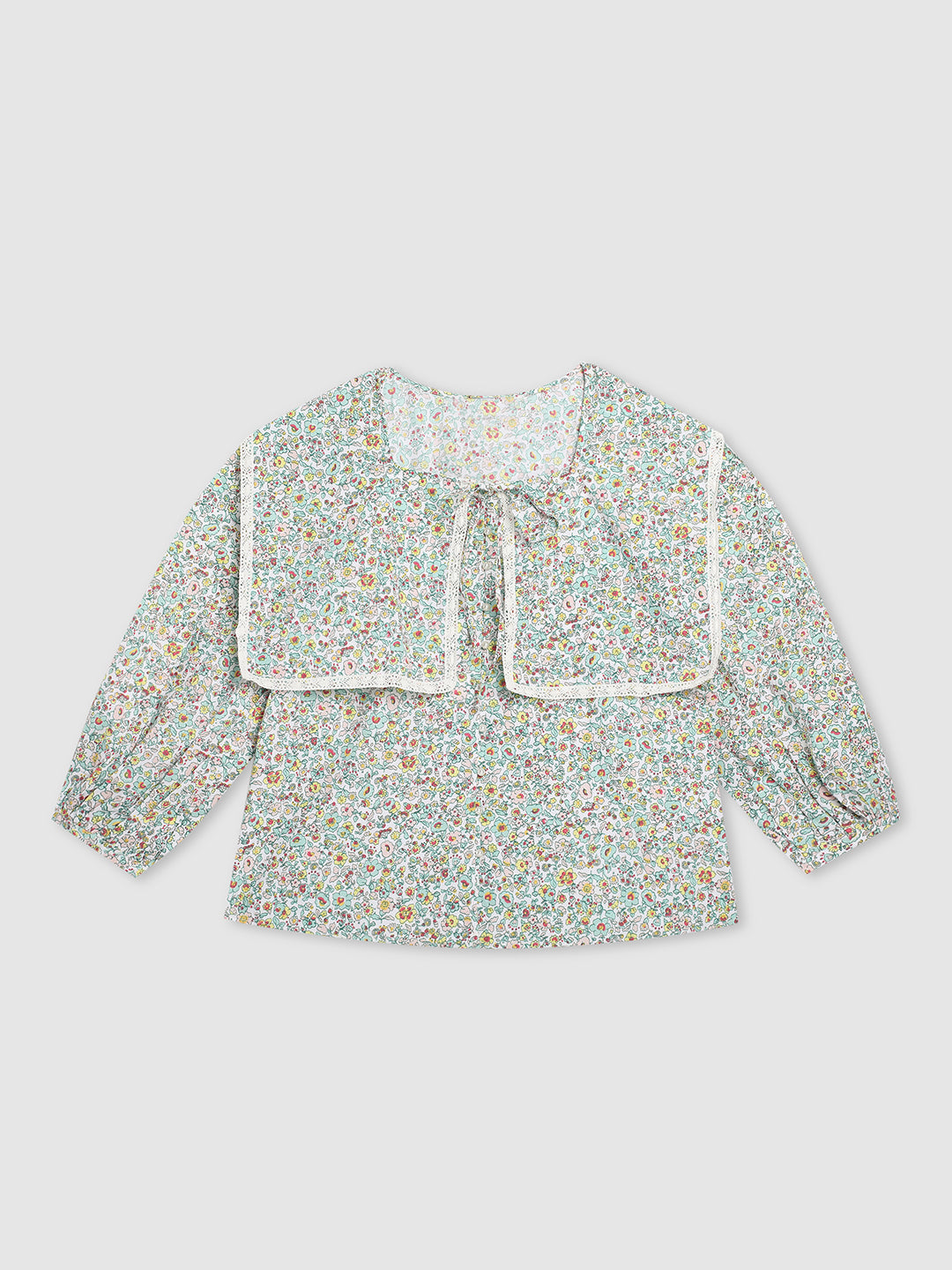 Women Green Printed A-Line Tops