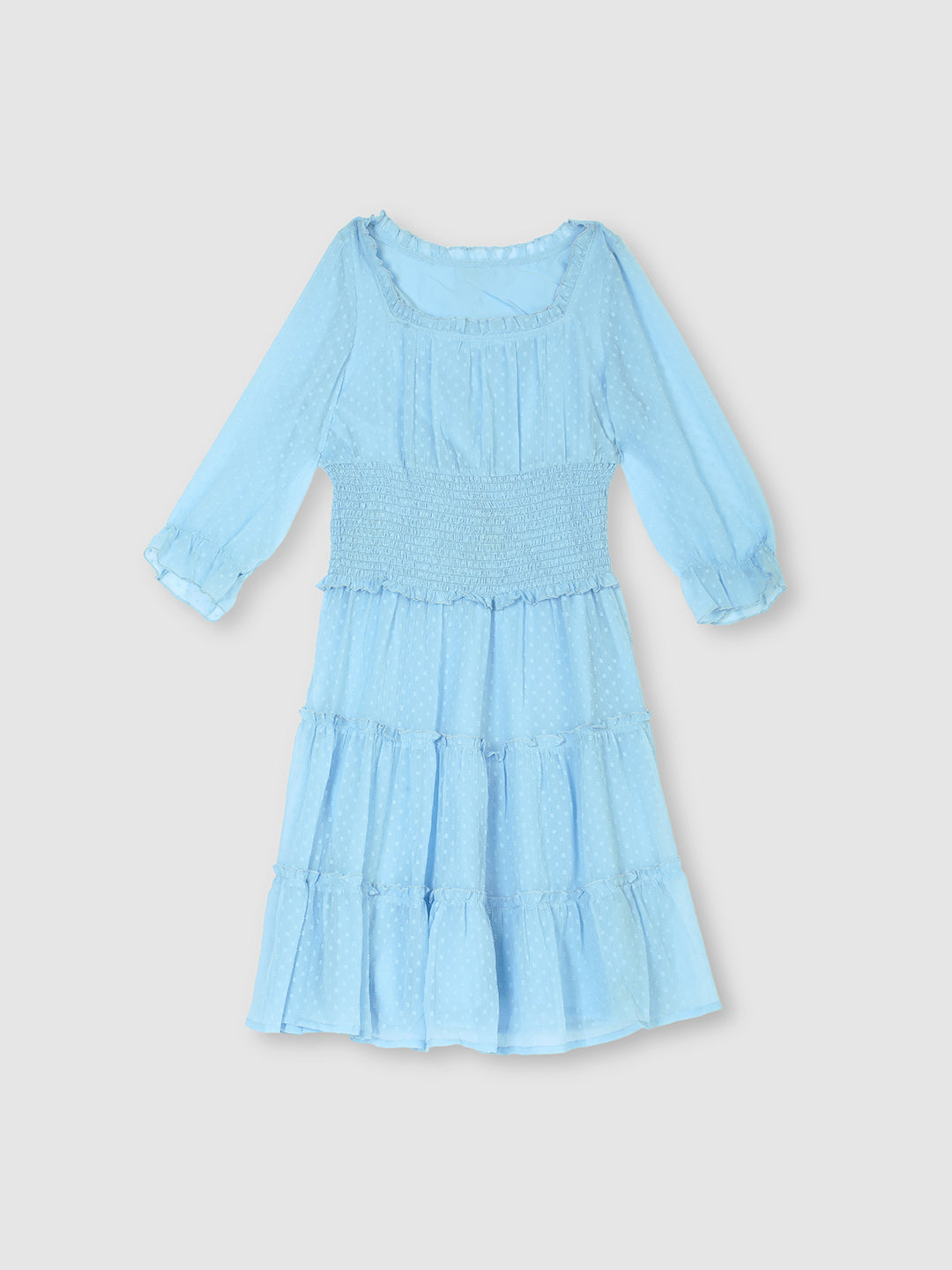Women Blue Brunch Ready Dress
