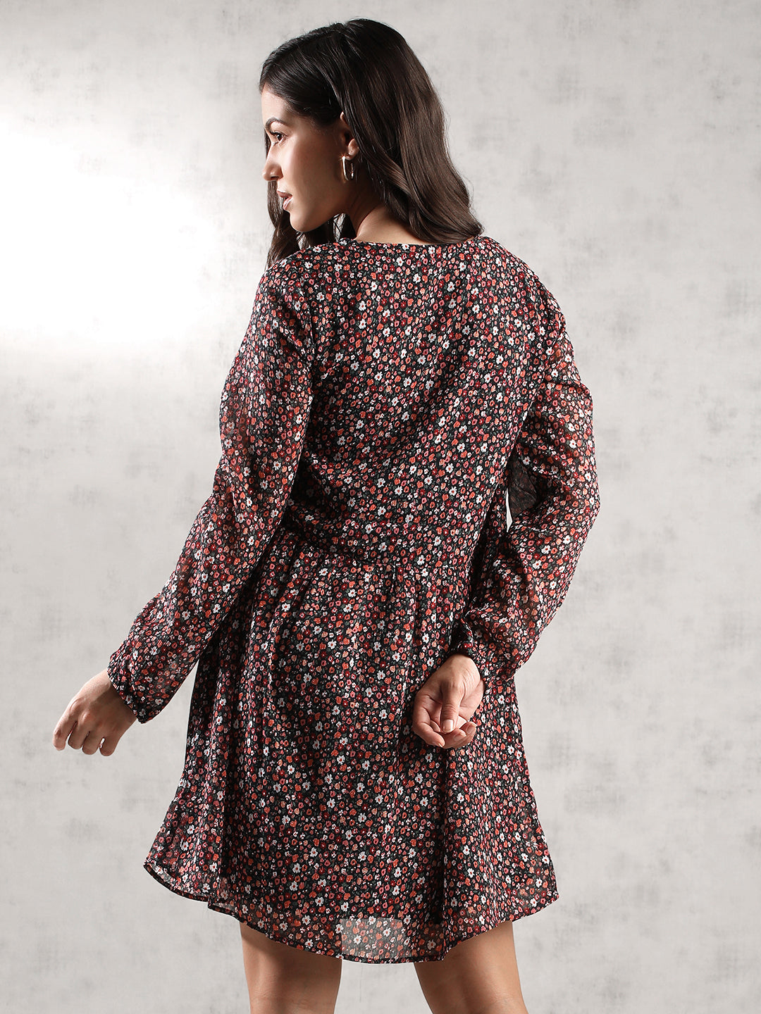 Women Tiny  Floral Printed Dress