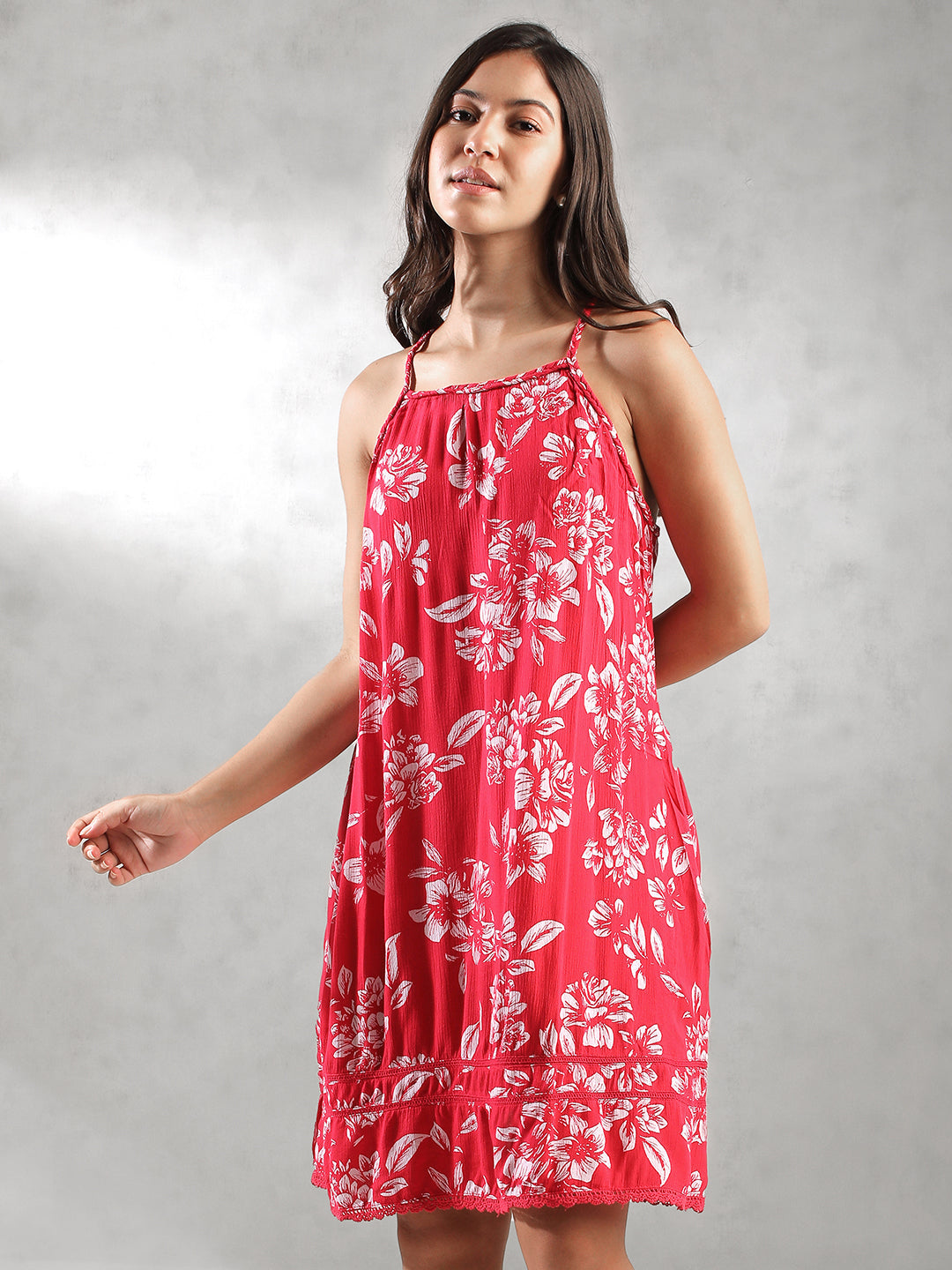 Women Vintage Beach Midi Dress