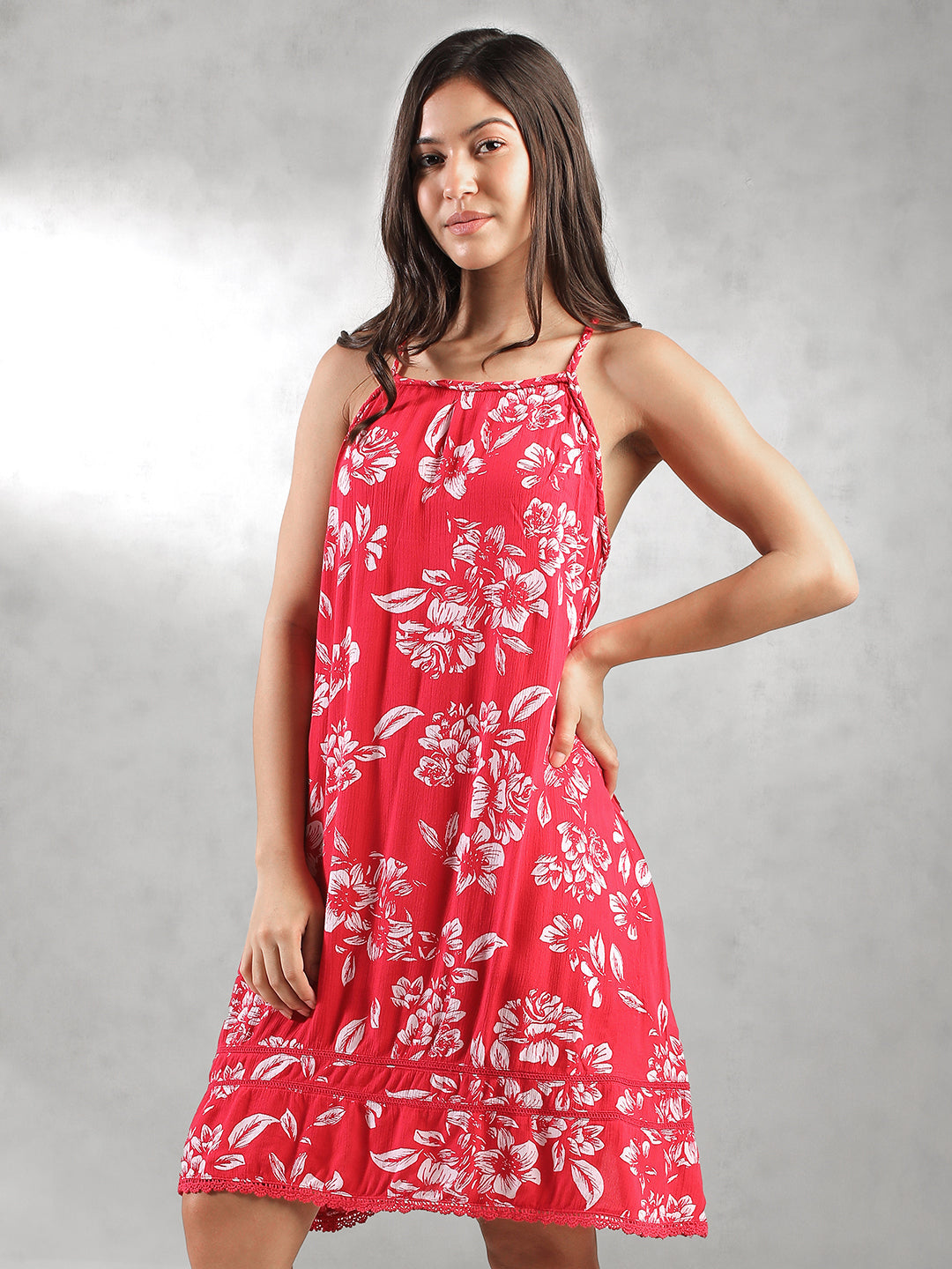 Women Vintage Beach Midi Dress