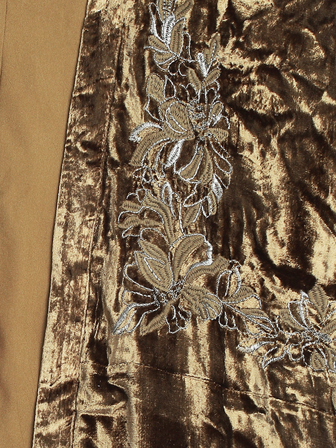 Women Embroidered Velvet Jacket