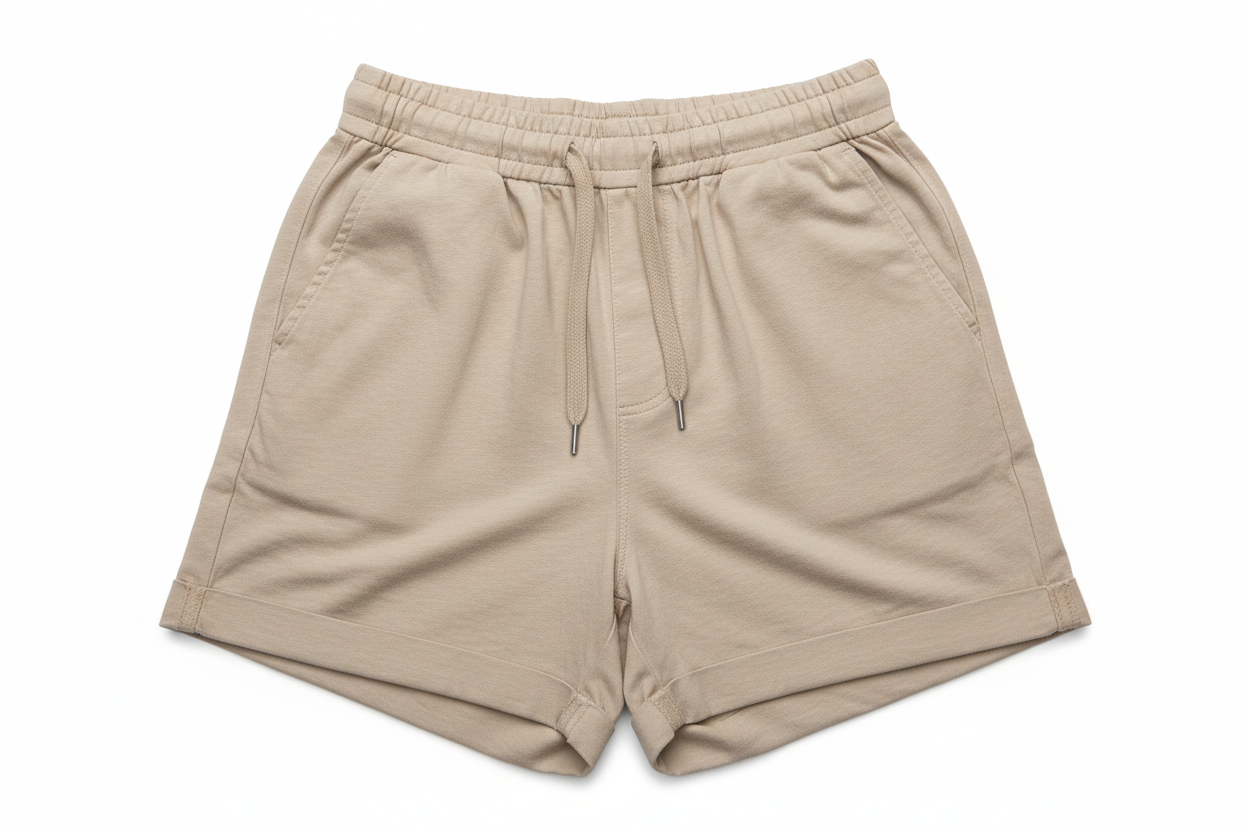 beige color short